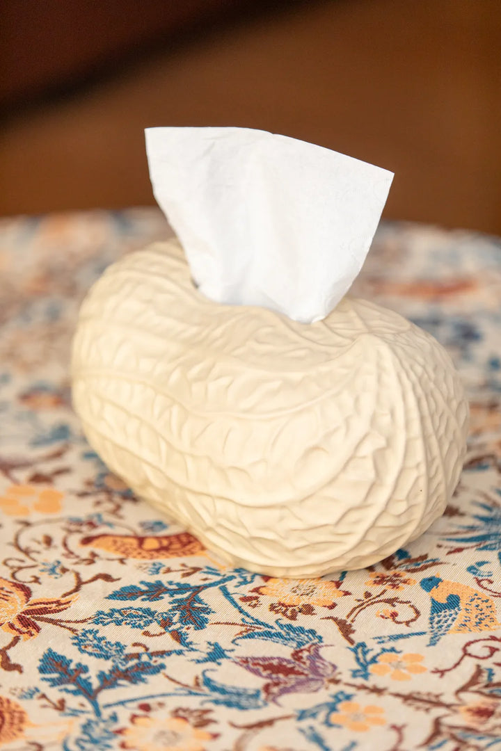 Peanut Tissue Box -- Delicors