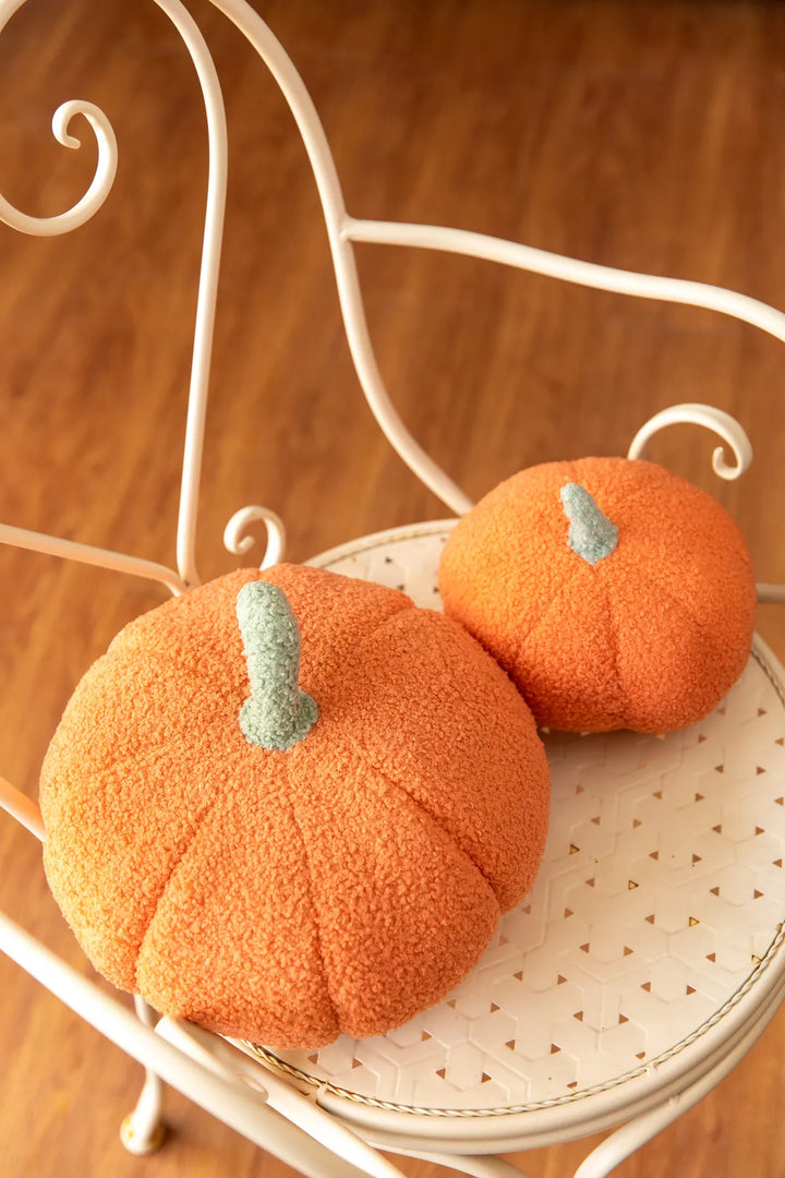 Pumpkin Boucle Cushion