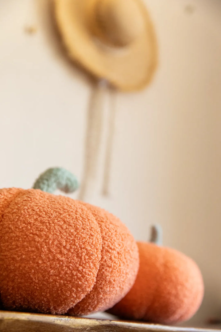 Pumpkin Boucle Cushion
