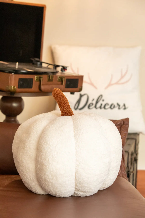 Pumpkin Boucle Cushion