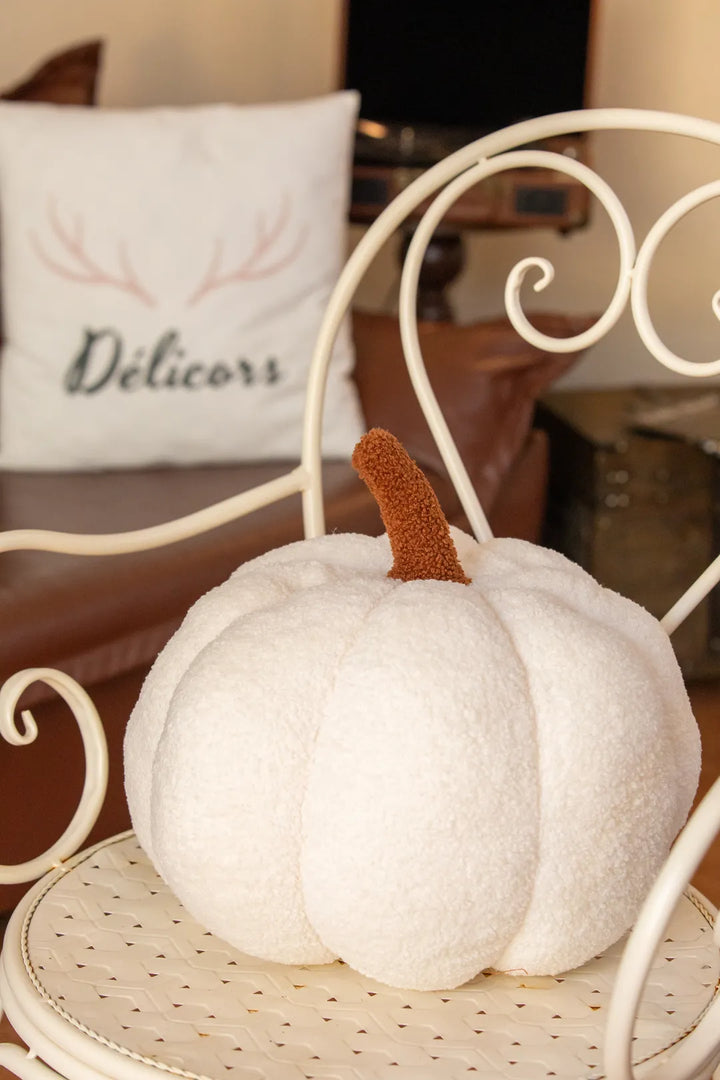 Pumpkin Boucle Cushion
