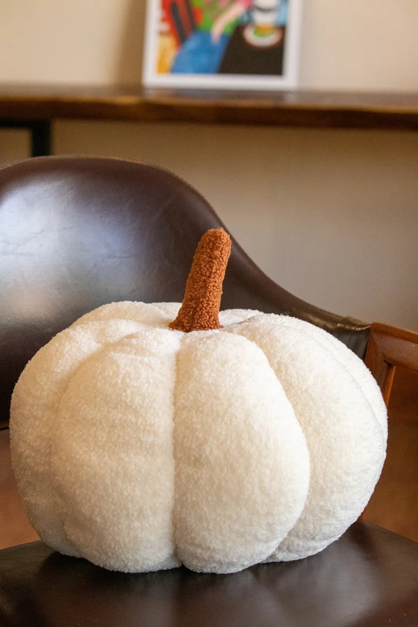 Pumpkin Boucle Cushion