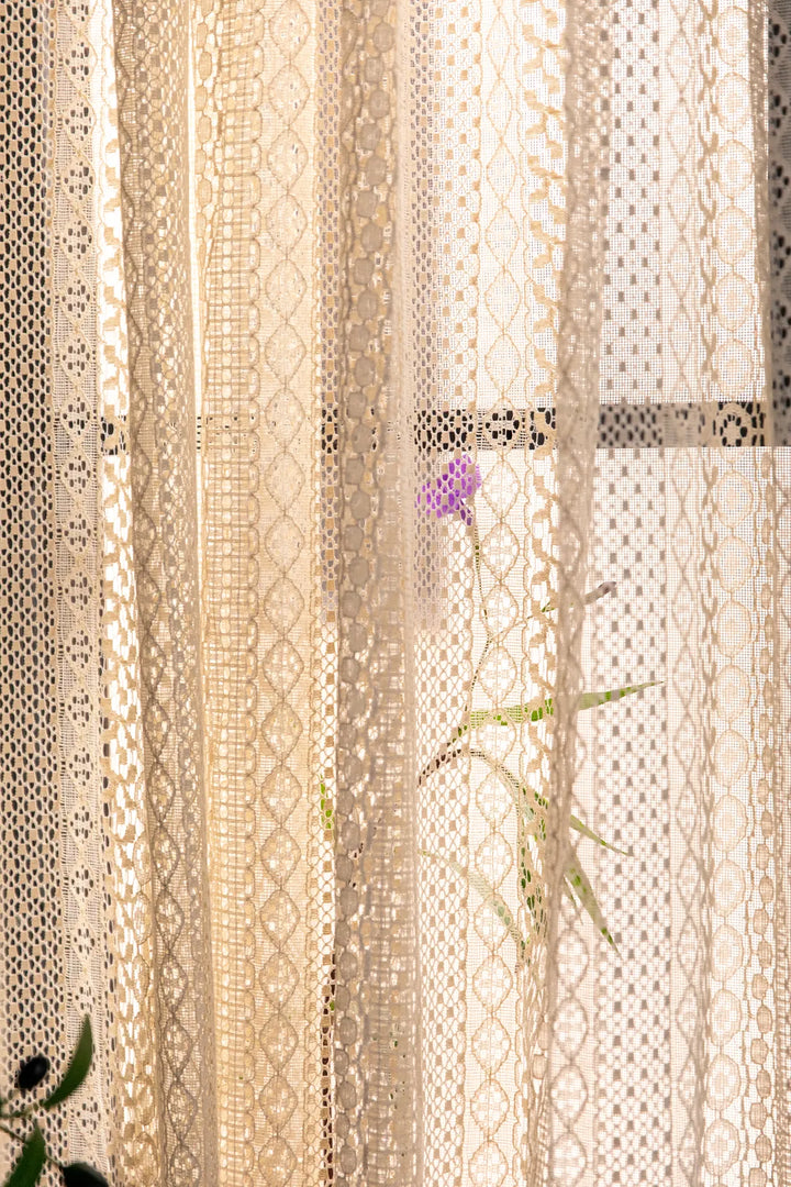 Romantic Lace Curtain -- Delicors