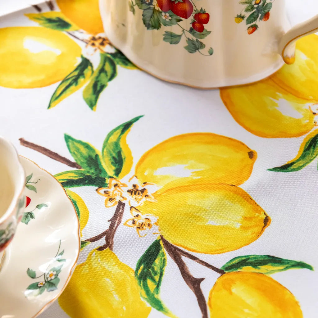 Sicilian Lemon Tablecloth -Table Cloth- Delicors