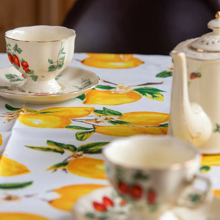 Sicilian Lemon Tablecloth -Table Cloth- Delicors
