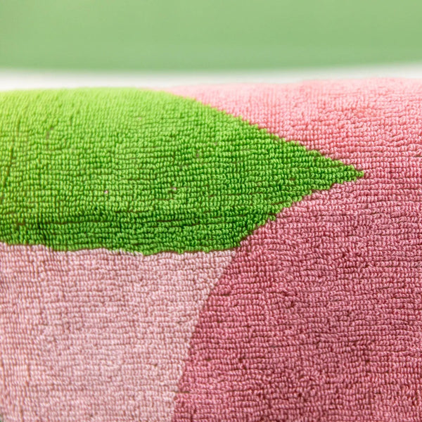 Simple Flower Towel Set-Pink - Delicors