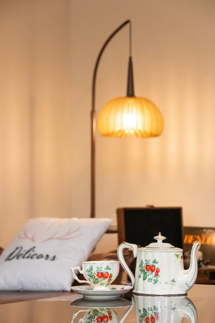 Strawberries Tea Cup & Pot