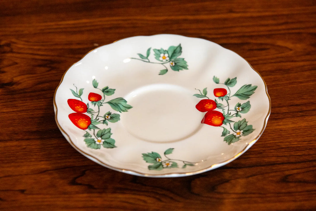 Strawberries Tea Cup & Pot