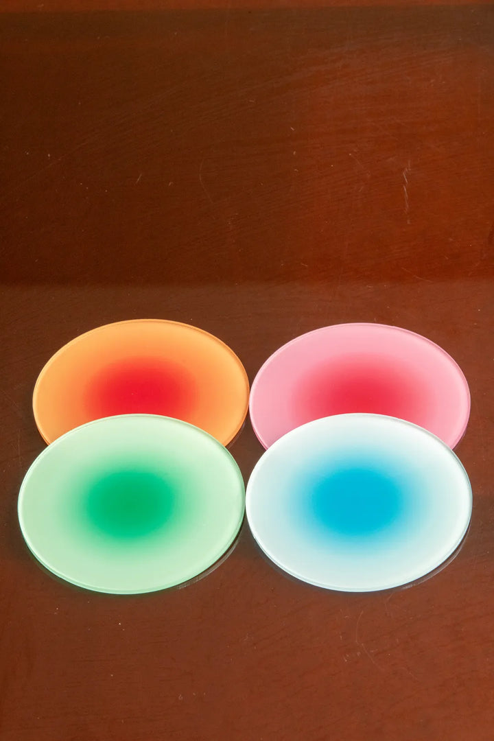 Sunset Gradient Acrylic Coaster -- Delicors