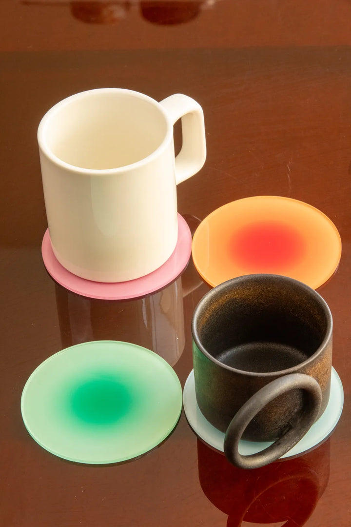 Sunset Gradient Acrylic Coaster -- Delicors