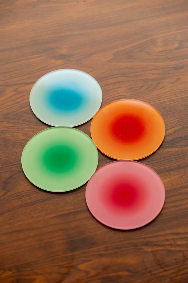 Sunset Gradient Acrylic Coaster -- Delicors