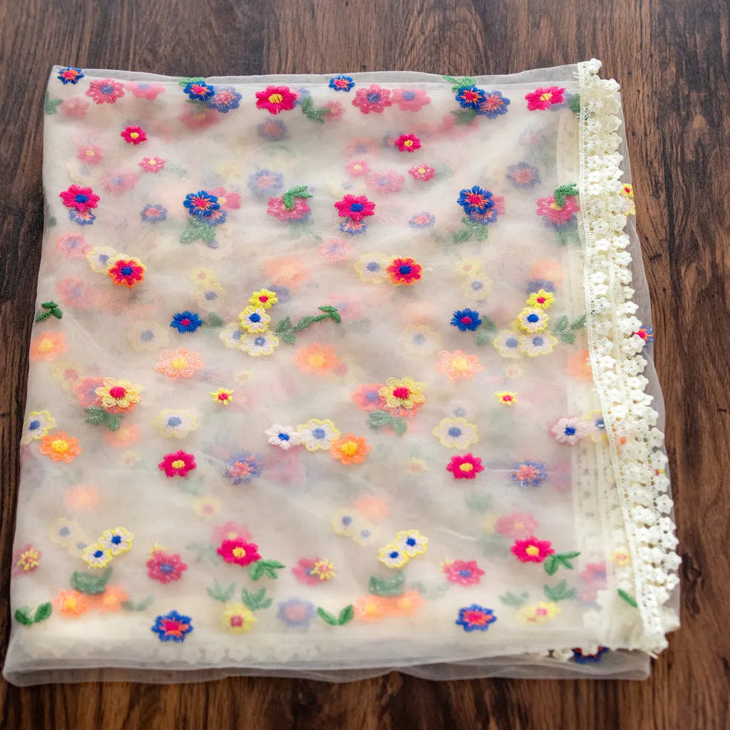 Sweeter Things Embroidered Lace Table Cloth Collection -Table Cloth- Delicors