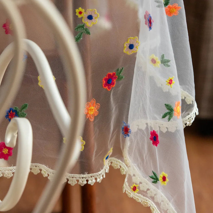 Sweeter Things Embroidered Lace Table Cloth Collection -Table Cloth- Delicors