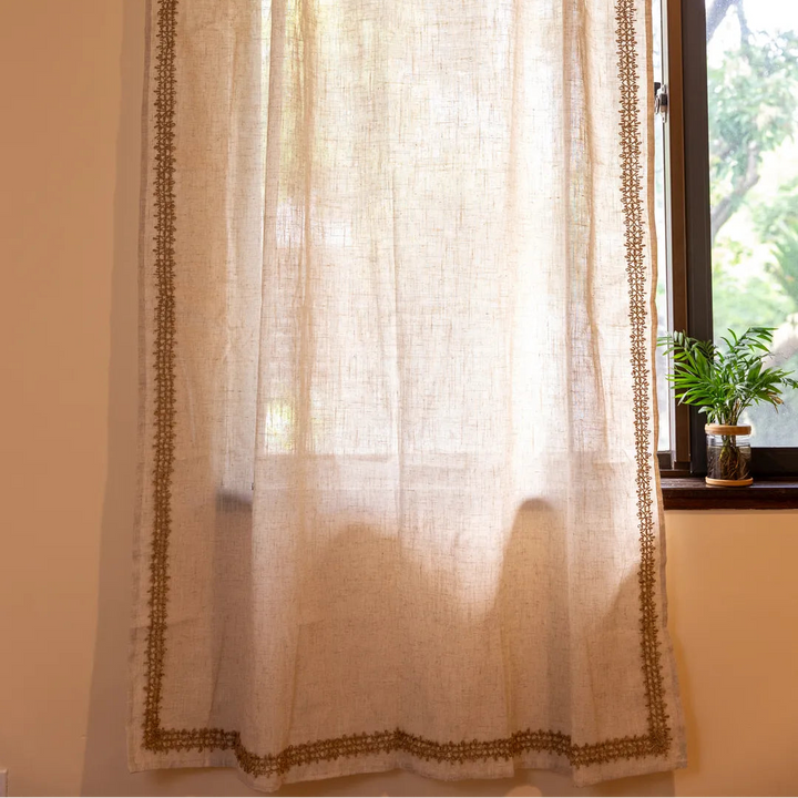 Tonal Twine Curtain -- Delicors