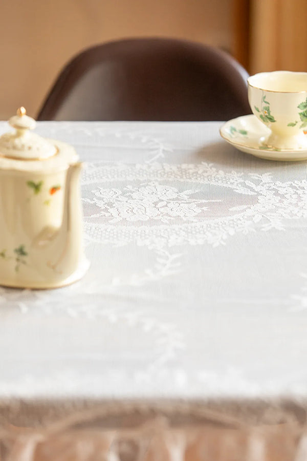 Whimsical Lace Tablecloth -- Delicors