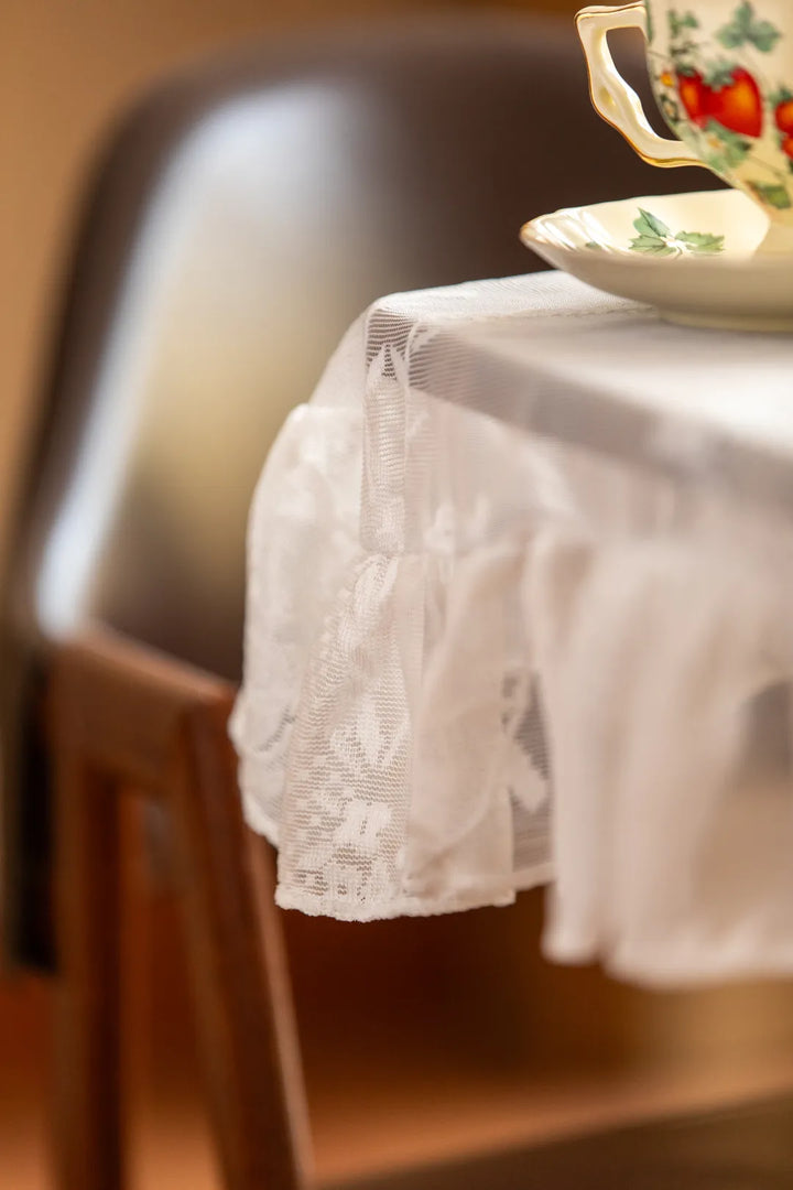 Whimsical Lace Tablecloth -- Delicors