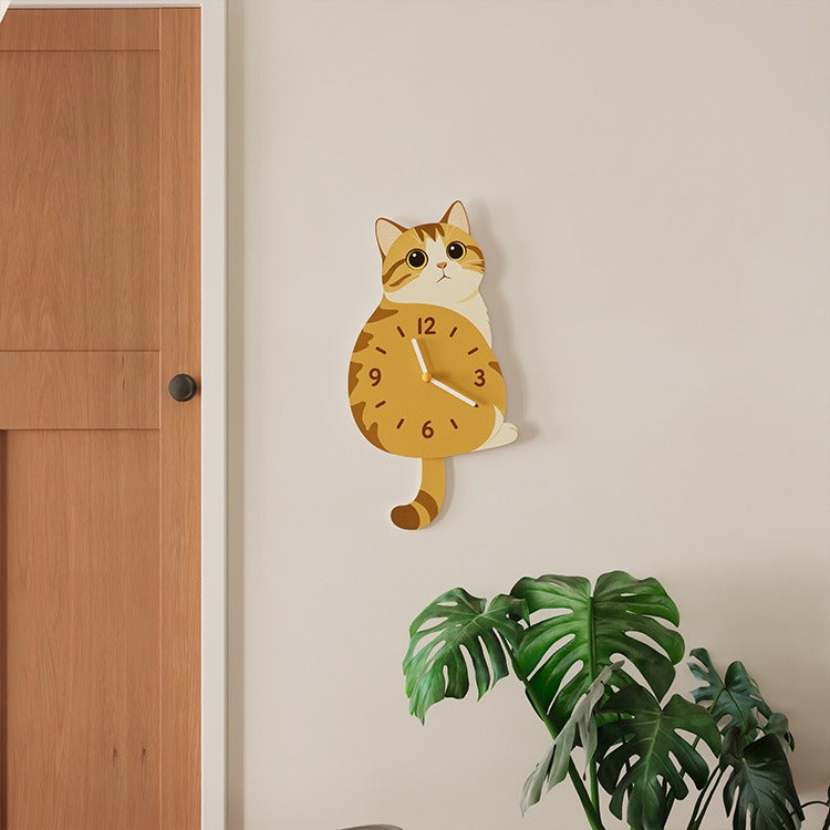 Wagging Tail Wall Clock