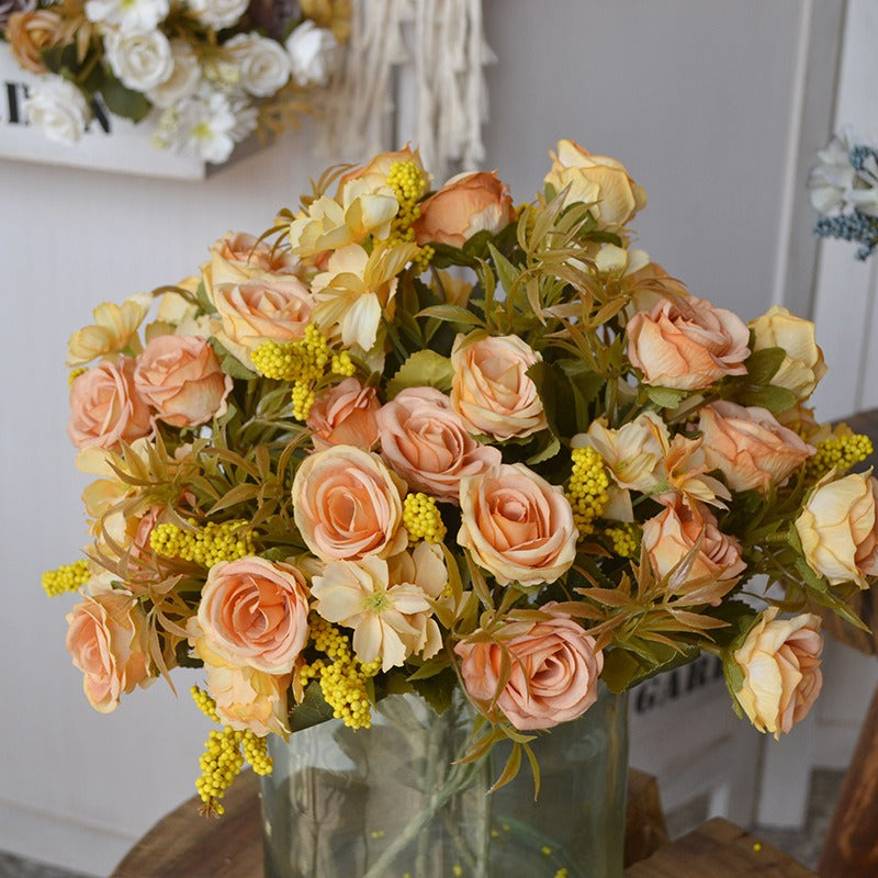 Countryside Soul Rose and Wildflower Bouquet
