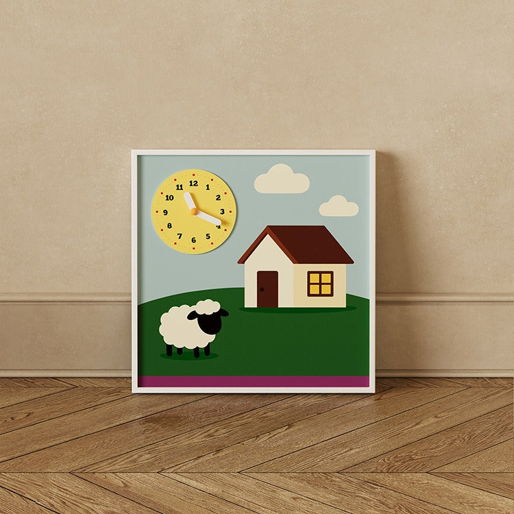Field Stroll Wall Clock