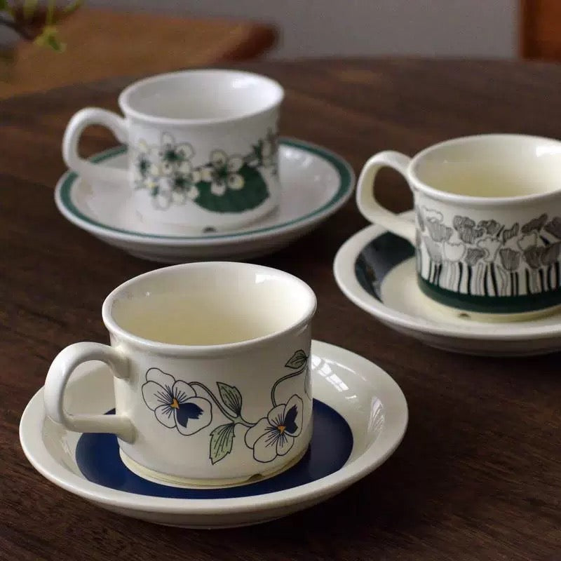 Floral Time Teacup Set