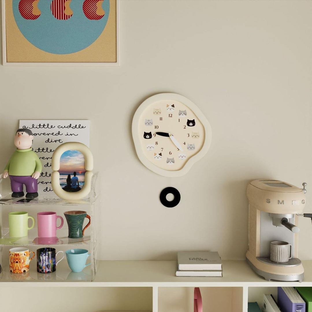 Purr Pulse Wall Clock