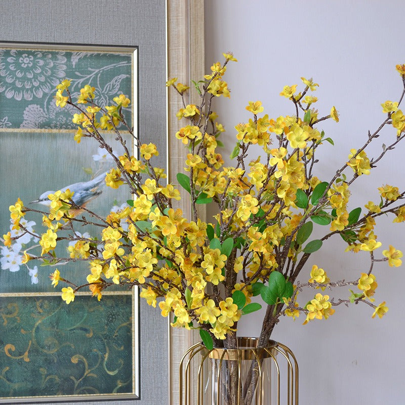 Year Round Plum Flower Set Decor