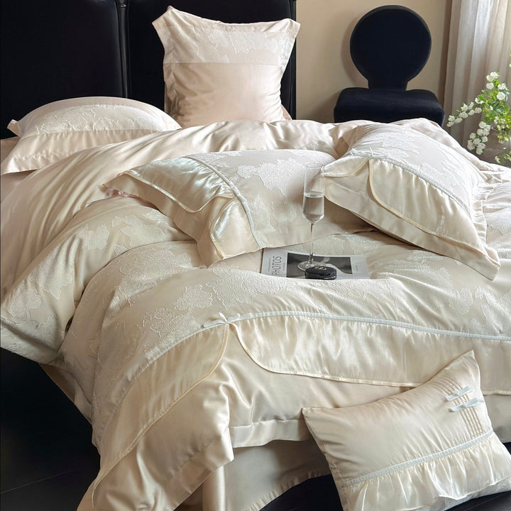Rose Relief Bedding Set