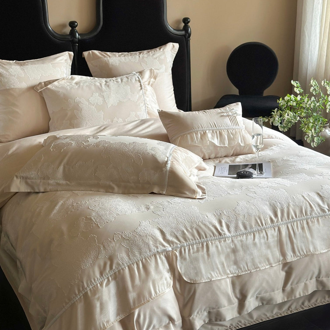 Rose Relief Bedding Set