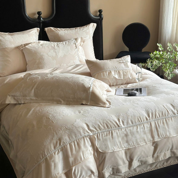 Rose Relief Bedding Set