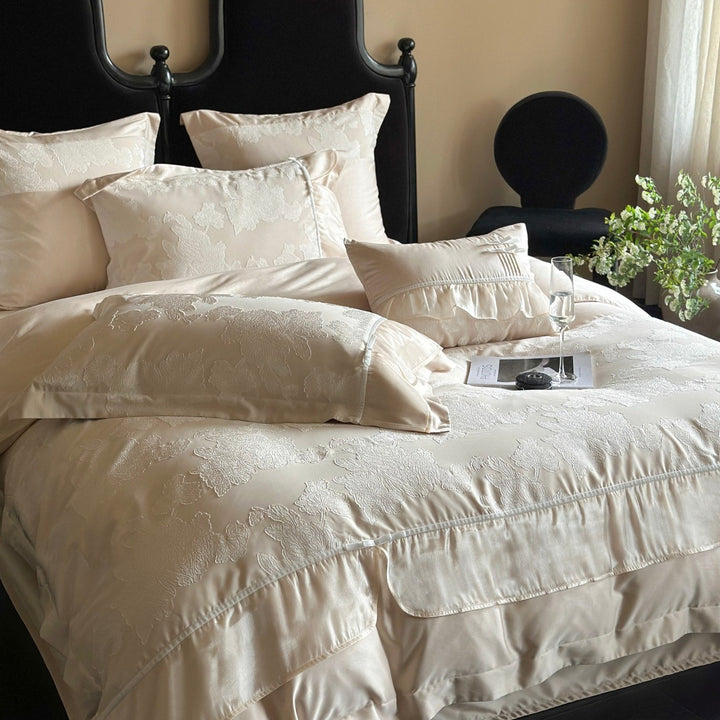 Rose Relief Bedding Set