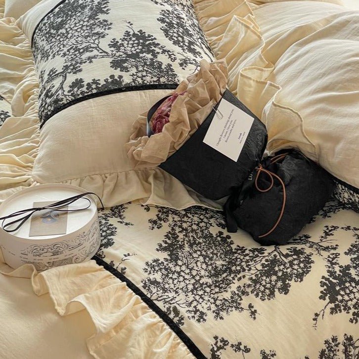 Enchanted Forest Ruffles Bedding Set - Bedding - Delicors