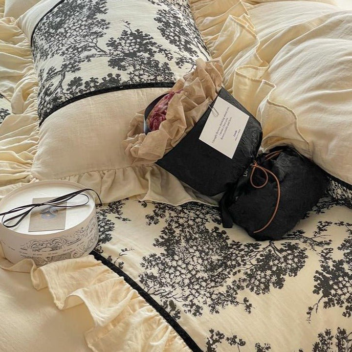 Enchanted Forest Ruffles Bedding Set - Bedding - Delicors