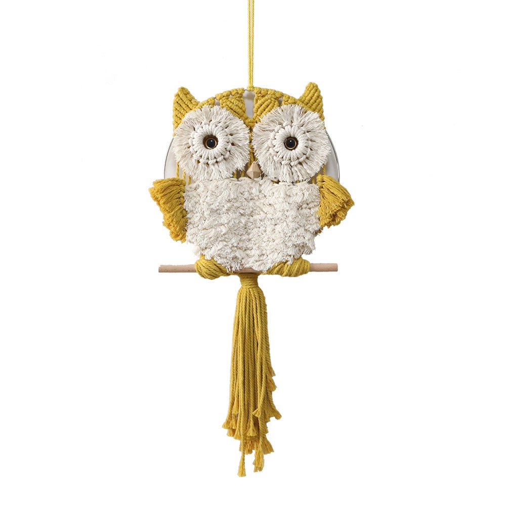 Enchanting Owl Macrame Wall Decor - Wall Art - Delicors