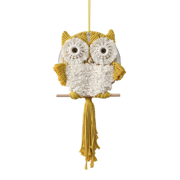 Enchanting Owl Macrame Wall Decor - Wall Art - Delicors