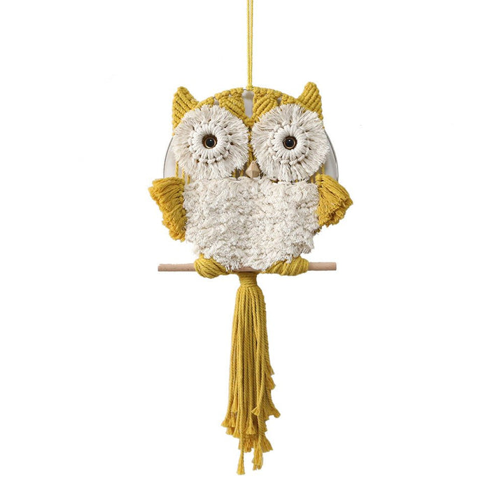 Enchanting Owl Macrame Wall Decor - Wall Art - Delicors