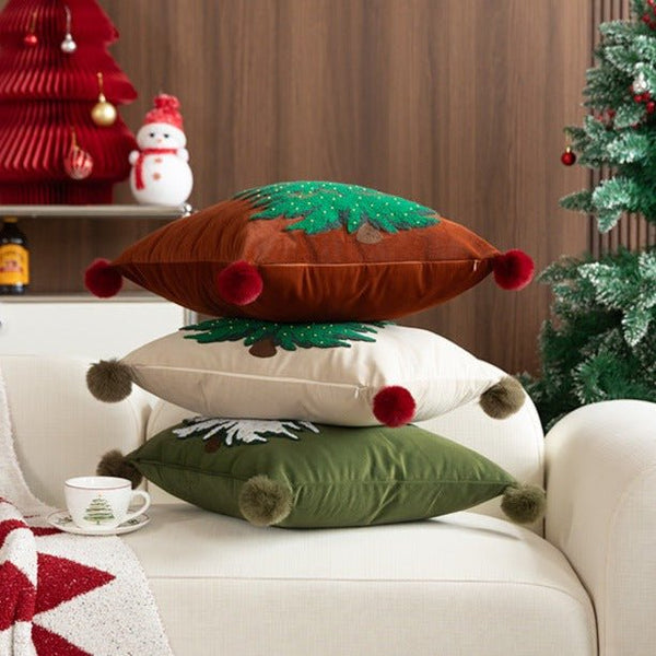 Evergreen Holiday Cushion - Cushion - Delicors