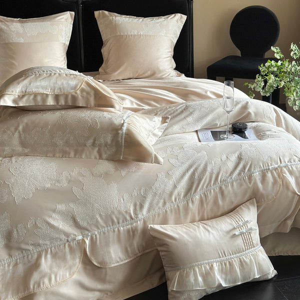 Rose Relief Bedding Set