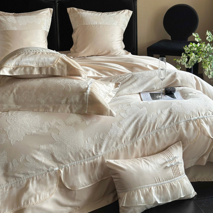 Rose Relief Bedding Set