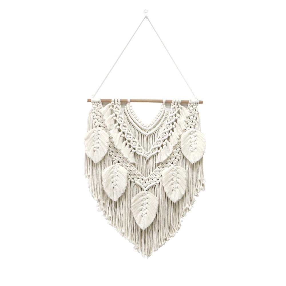 Feathered Serenity Macrame Wall Decor - Wall Art - Delicors