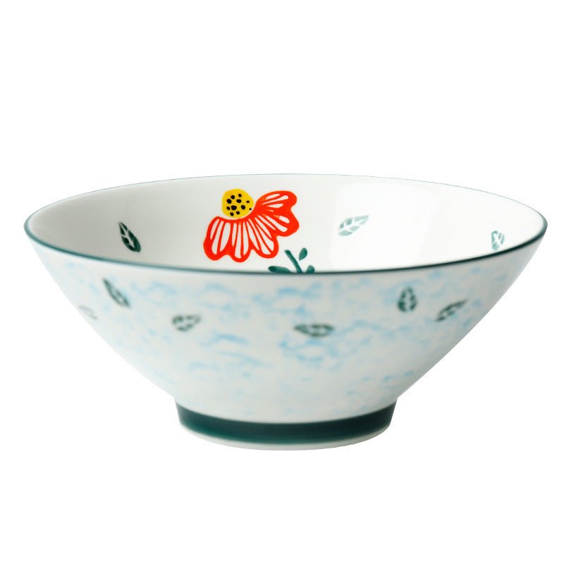 Floral Fusion Noodle Bowl - bowl - Delicors