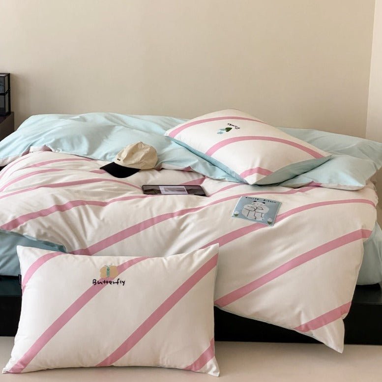 Flower And Butterfly Bedding Set - Bedding - Delicors