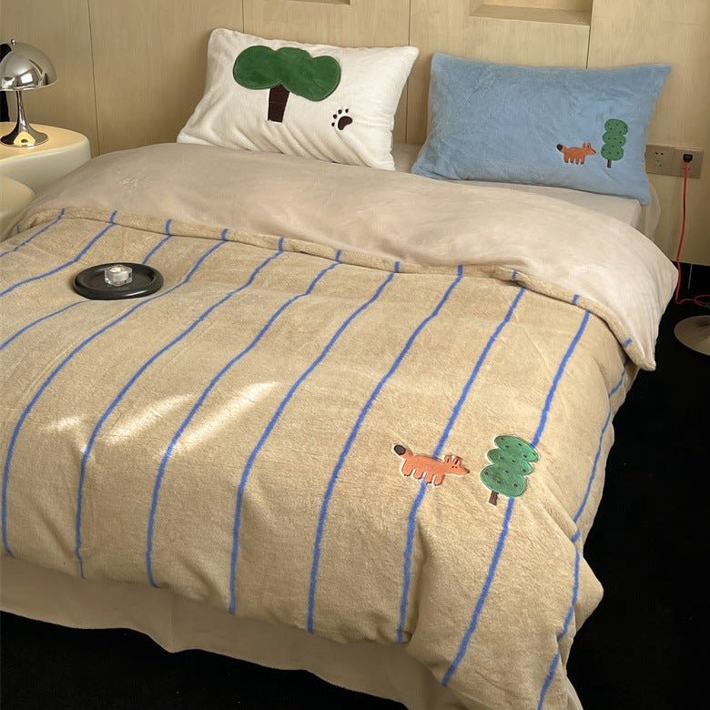 Fox And Forest Winter Fairy Tales Bedding Collection - Bedding - Delicors