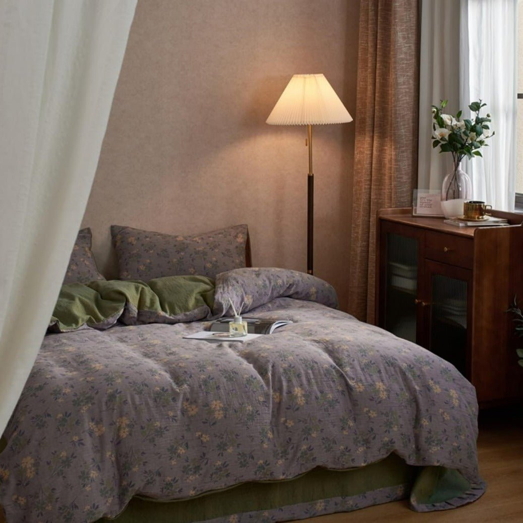 French Vintage Floral Bedding Set -Bedding- Delicors