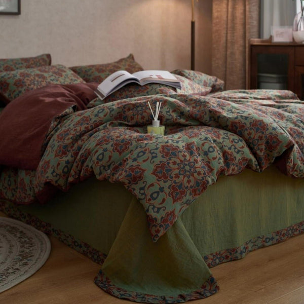 French Vintage Floral Bedding Set -Bedding- Delicors