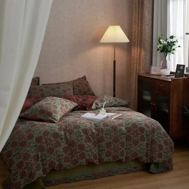 French Vintage Floral Bedding Set -Bedding- Delicors