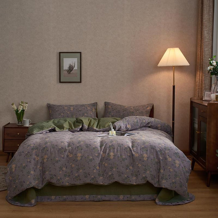 French Vintage Floral Bedding Set -Bedding- Delicors