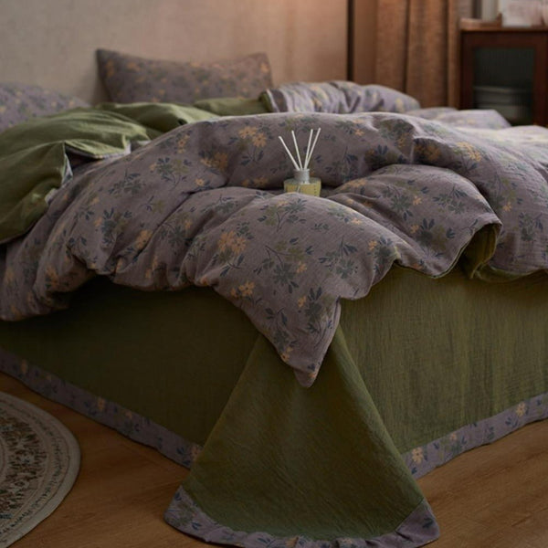 French Vintage Floral Bedding Set -Bedding- Delicors