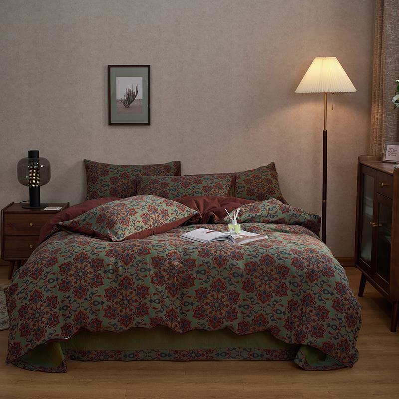 French Vintage Floral Bedding Set -Bedding- Delicors