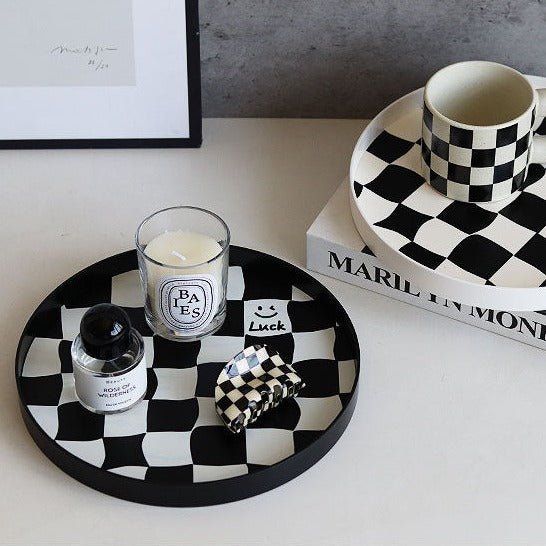 Funky Checker Tray Collection - Tray - Delicors