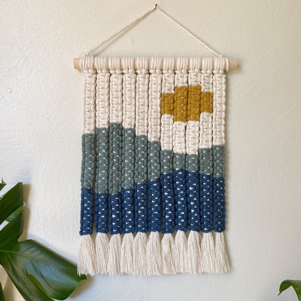 Golden Hour Macrame Wall Art - Wall Art - Delicors
